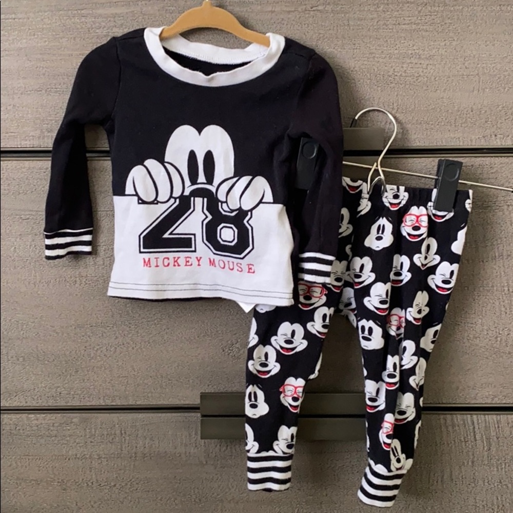 Mickey Mouse two piece pajamas 2T